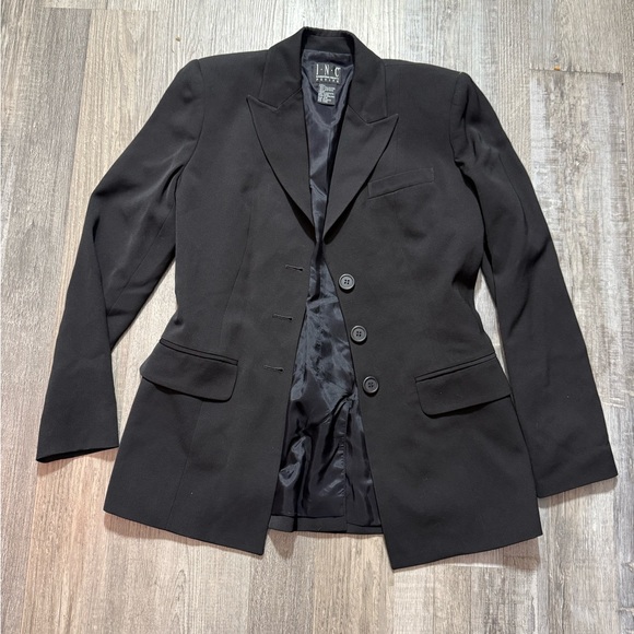 INC International Concepts Jackets & Blazers - I.N.C. International Concepts Black Blazer Women business casual office Siren